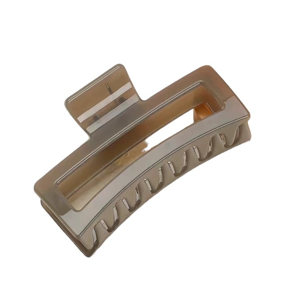 3 Piece Large Sized Translucent Hair Clips - Picture 6 of 7